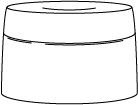 Cap for Oval Flip-Top Tube